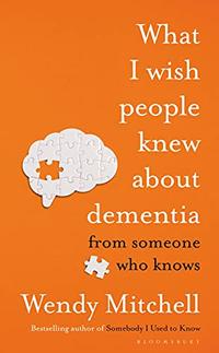 Image of the book cover: orange with the title and author's name, and with an image of a brain made out of white jigsaw pieces. One piece has fallen from the brain-jigsaw and is situated a little lower down the cover
